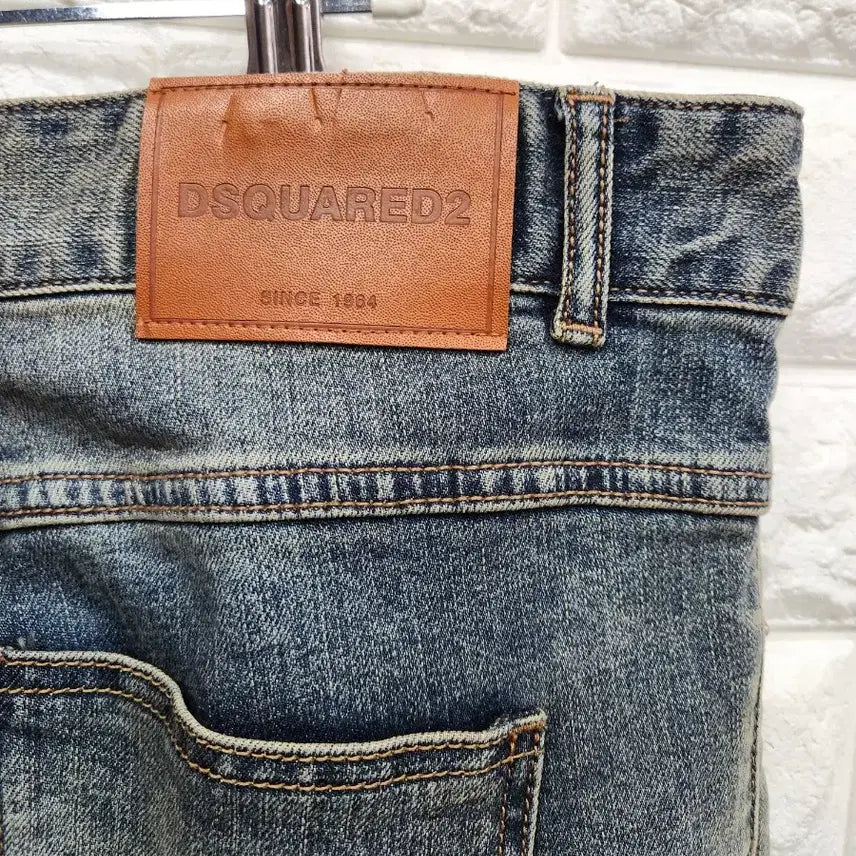 [BUNJANG] Dsquared2 K603 Denim Pants / 디스퀘어드 바이크진 데님팬츠 35인치 k603