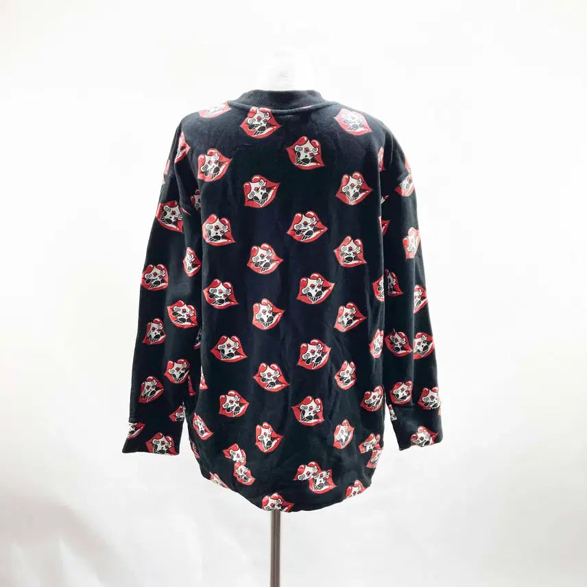 [BUNJANG] Lucky Chouette Printed Long T-shirt / 럭키슈에뜨 프린팅롱티셔츠 FREE 진스센스
