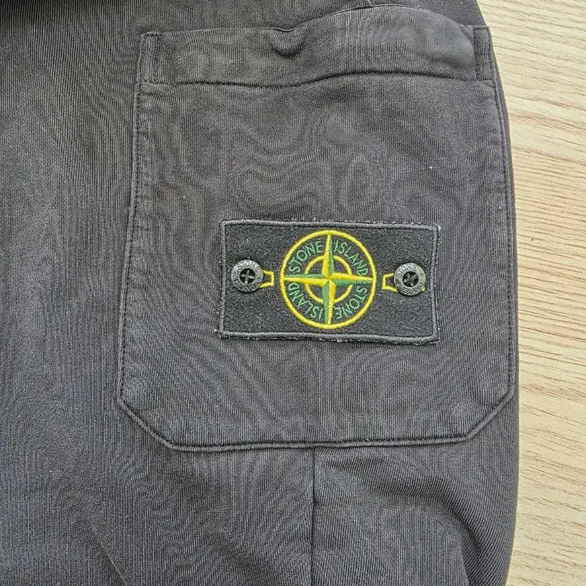 [BUNJANG] Stone Island Black Cargo Jogger Training Pants / 스톤아일랜드 블랙 카고 조거 트레이닝 바지