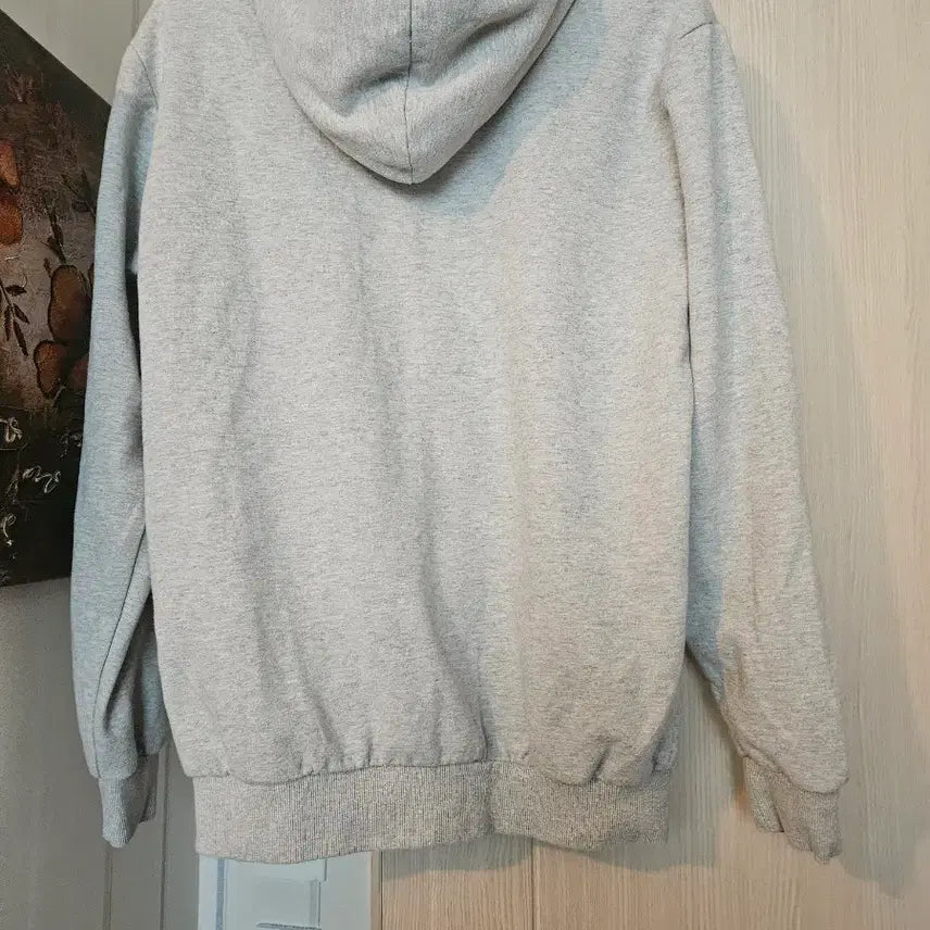 [BUNJANG] PJH Gray Hooded Zip-up Training Jacket / XL 남여공용 그레이 후드집업 트레이닝 잠바 츄리링잠바 운동복