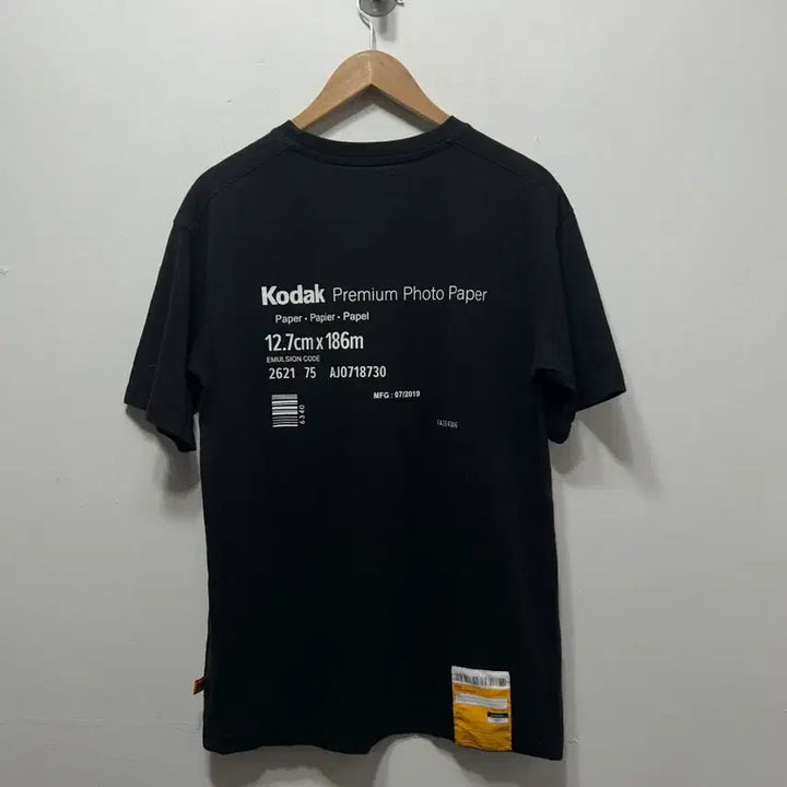 [BUNJANG] Kodak Black Short Sleeve T-shirt (M) / 코닥 블랙 반팔 티셔츠 M