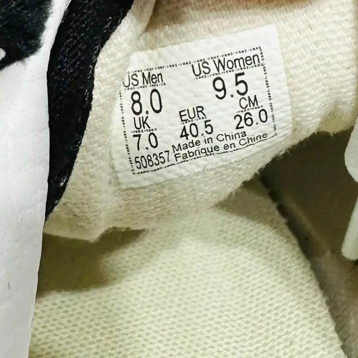 [BUNJANG] Vans Old Skool Checkerboard Sneakers / 260) 반스 운동화 남성 남자 올드스쿨 체커보드 퍼 블랙 화이트