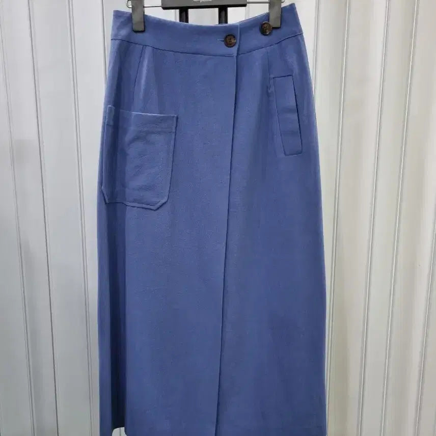 [BUNJANG] Blue Long Skirt / 블루 롱 스커트