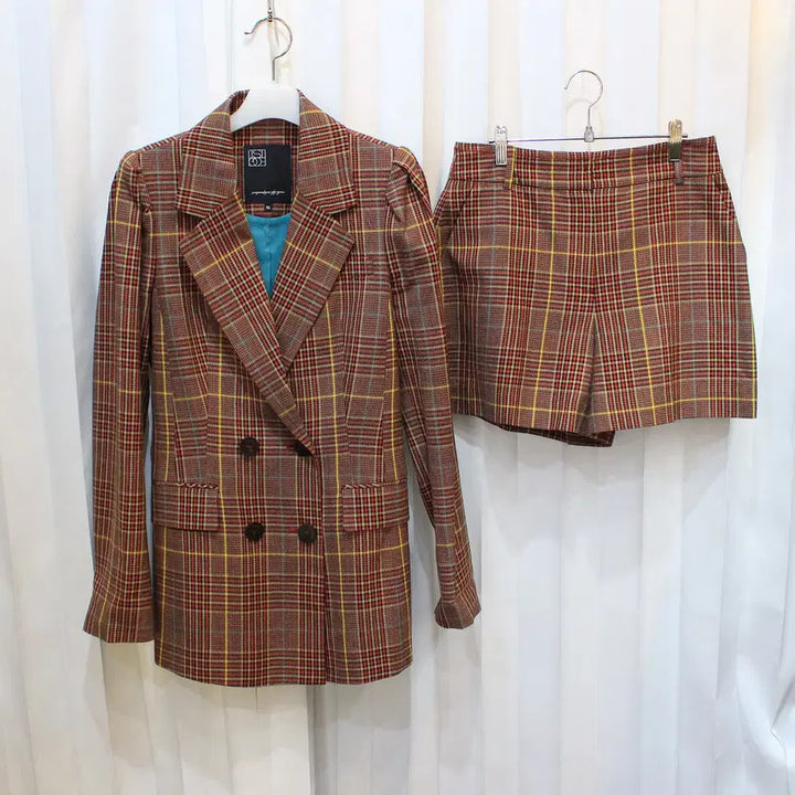 [BUNJANG] Egoist Check Pattern Wool 100% Set-up / 20s S 에고이스트 체크패턴 모100프로 셋업  b779