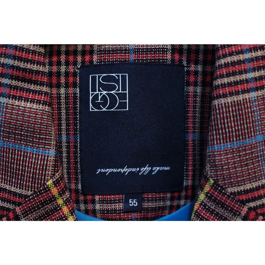 [BUNJANG] Egoist Check Pattern Wool 100% Set-up / 20s S 에고이스트 체크패턴 모100프로 셋업  b779