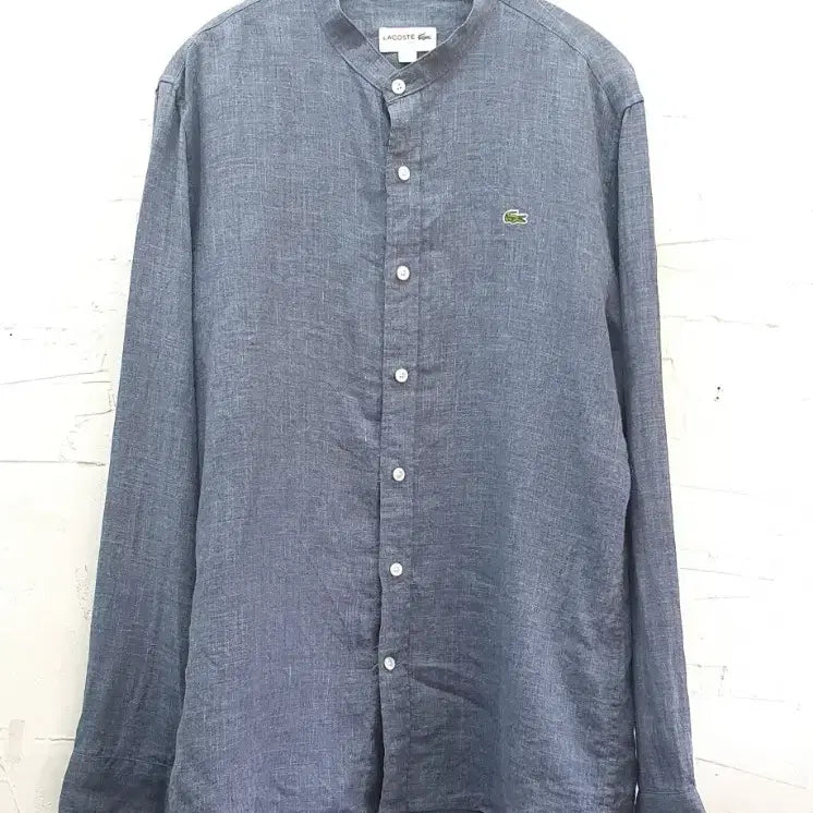 [SOLD OUT] 라코스테 남성 린넨 100% 셔츠 100