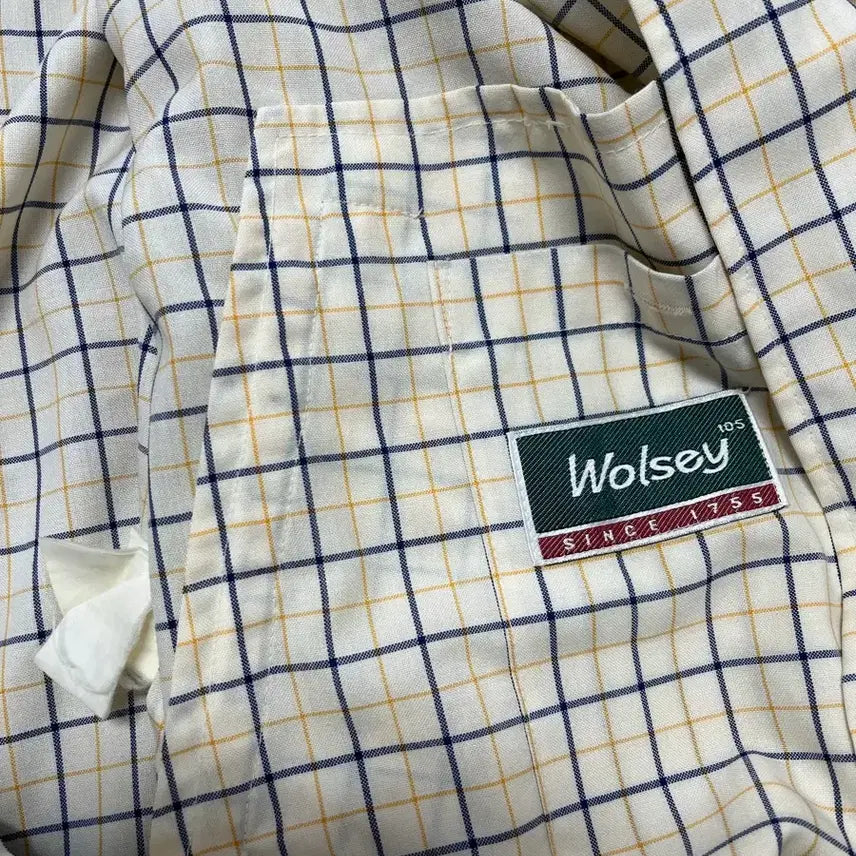 [SOLD OUT] Wolsey 체크 블루종 자켓