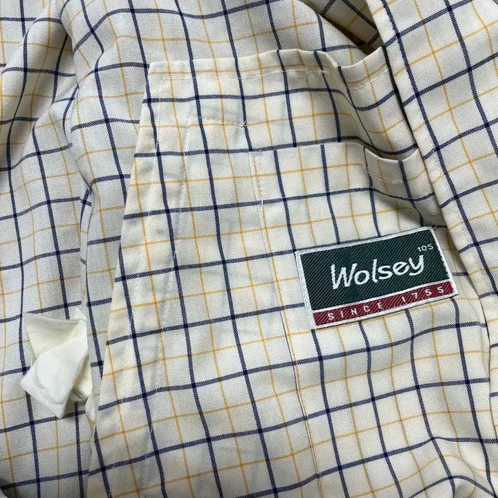 [SOLD OUT] Wolsey 체크 블루종 자켓