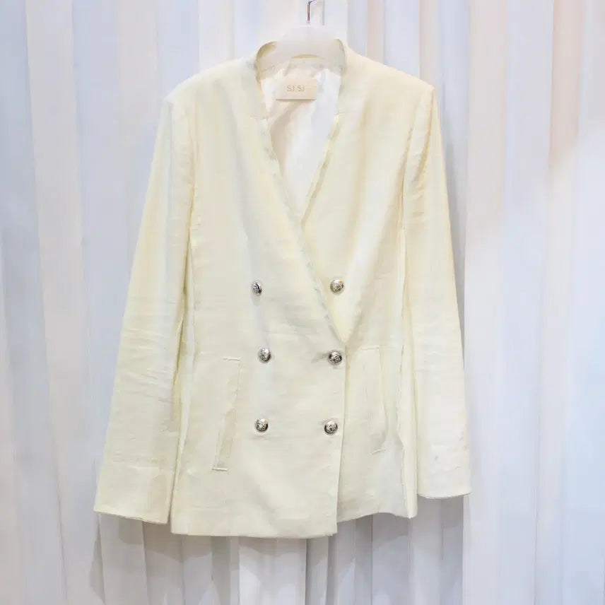 [SOLD OUT] S 한섬 SJSJ 레이온 마혼방 자켓 b781