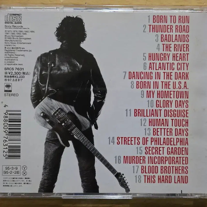 [BUNJANG] Bruce Springsteen Greatest Hits CD / CD 음반 Bruce Springsteen - Greatest Hits