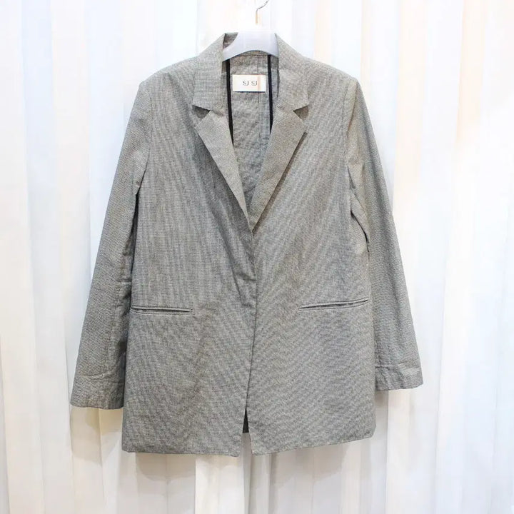 [BUNJANG] SJSJ Check Jacket / M 한섬 SJSJ 면100프로 체크자켓 b783