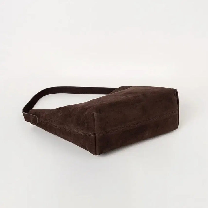[BUNJANG] Lebane Suede Hobo Bag / Lebane 르베인 스웨이드 호보백 딥 브라운