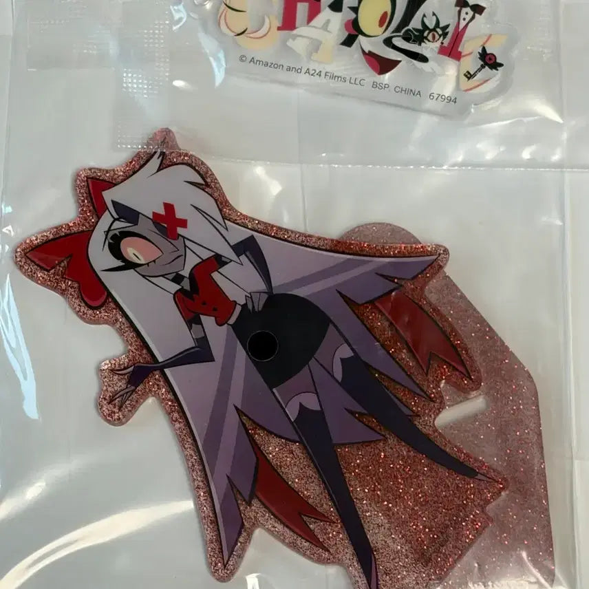 [BUNJANG] Hazbin Hotel Charlie Name Keyring / 해즈빈 호텔 찰리 네임키링
