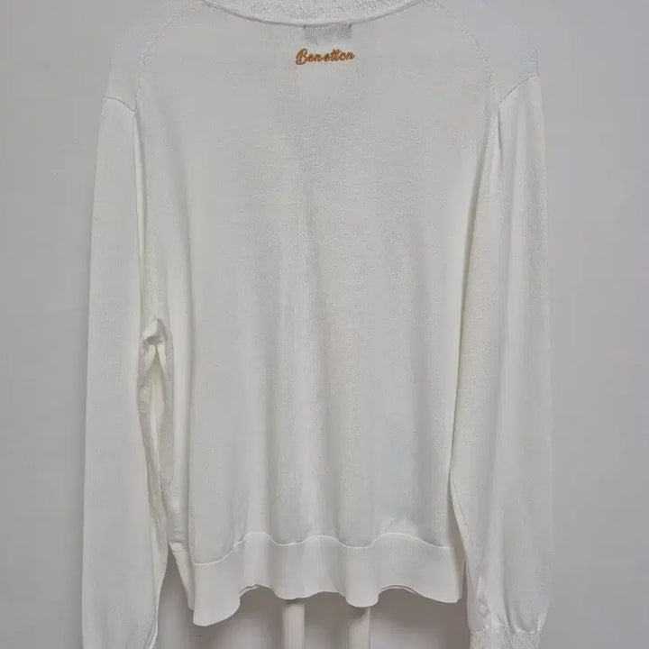 [SOLD OUT] 베네통 화이트 면 가디건