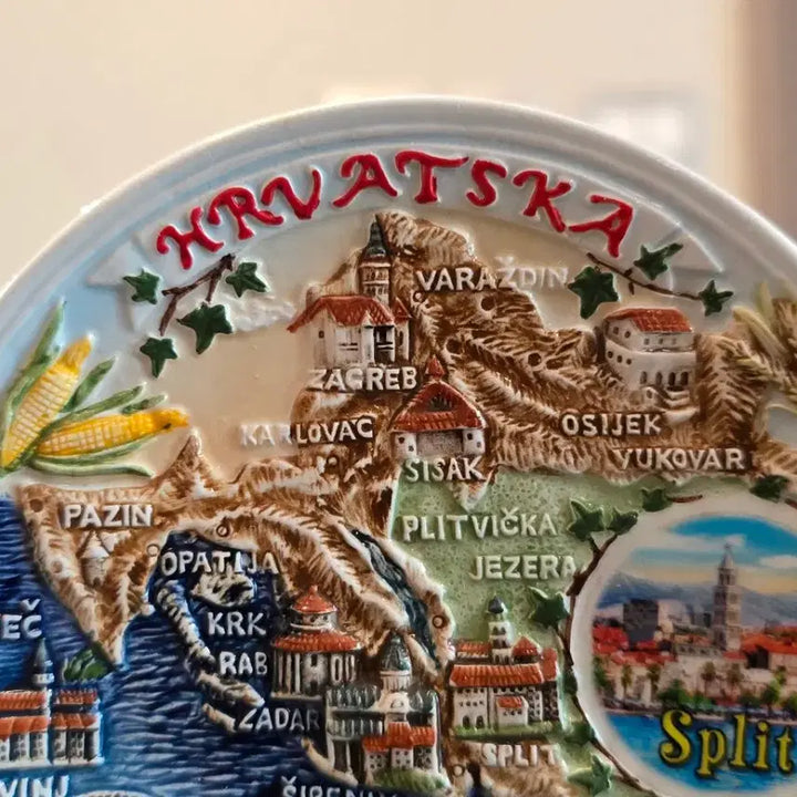 [BUNJANG] Croatian Decorative Plate / 크로아티아 장식용 접시