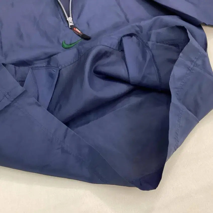 [BUNJANG] Nike 90s Blue Anorak Jacket / 90s 나이키 블루 아노락 바람막이 점퍼 M