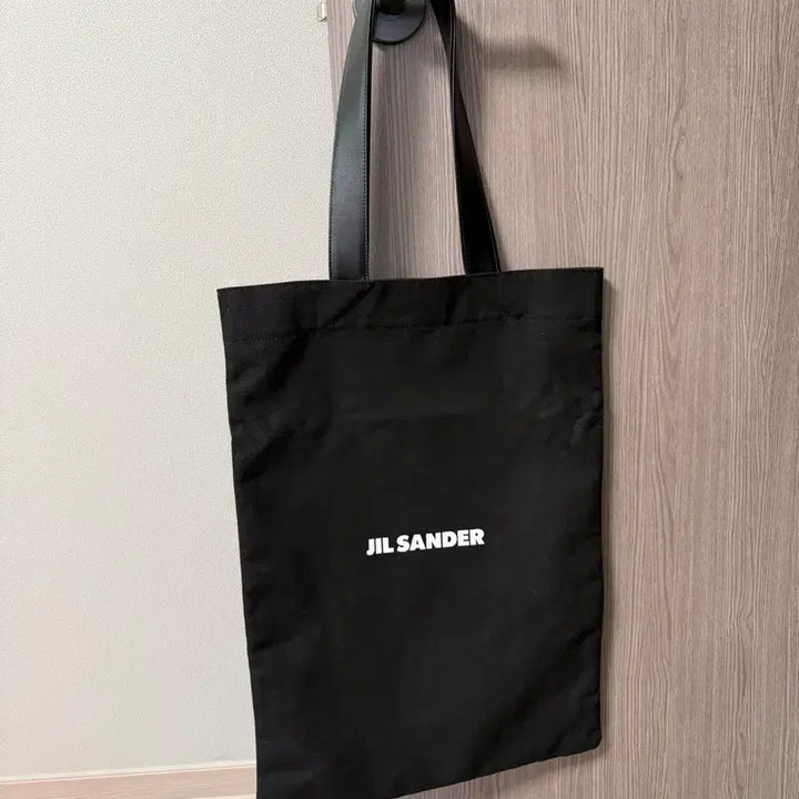 [SOLD OUT] (가격내림) 질샌더 로고 캔버스 라지 토트백 숄더백