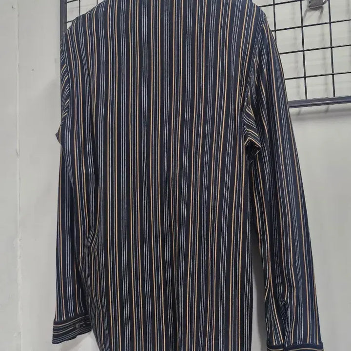 [BUNJANG] Lacoste Striped Long Sleeve Shirt / 100L 라코스테 스트라이프 긴팔 셔츠.