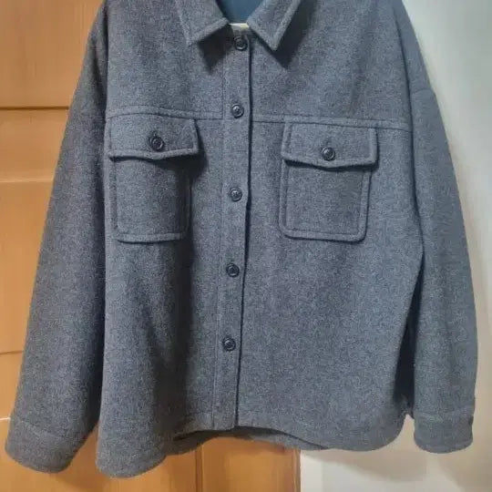 [BUNJANG] Basic House Wool Blend Shirt Jacket / 베이직하우스 울 혼방 셔츠자켓