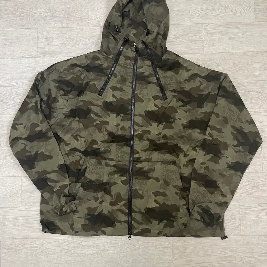 [BUNJANG] Camouflage Zip-Up Hoodie / (새제품) 카모 후드집업