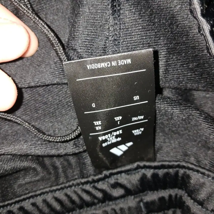 [BUNJANG] Adidas Three-Stripe Training Pants Black 3XL / 아디다스 삼선 트레이닝 바지 블랙3xl