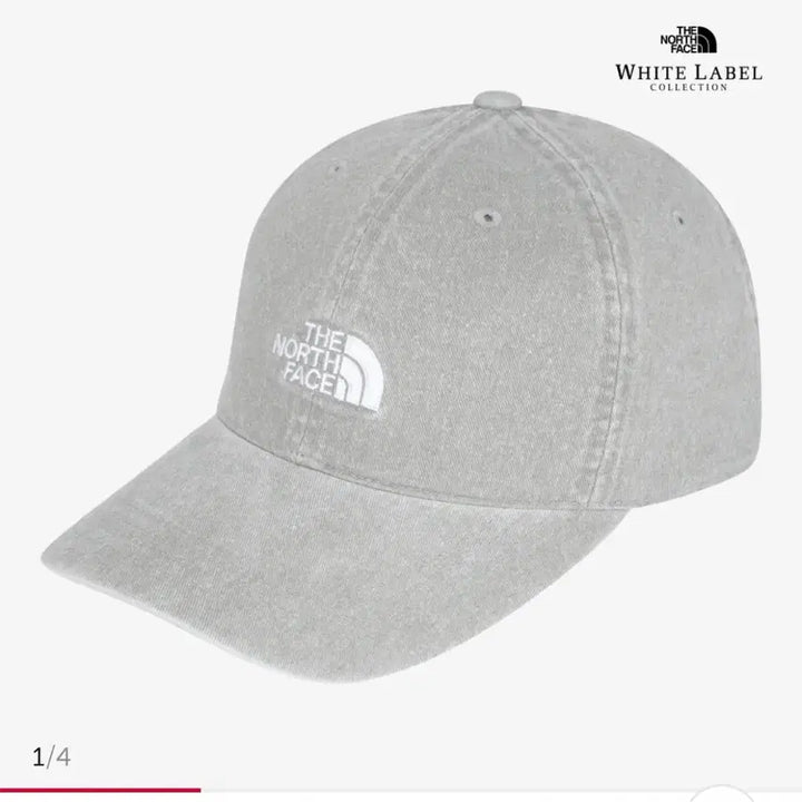 [BUNJANG] The North Face Logo Ball Cap Gray / 더노스페이스 로고 볼캡 그레이 (새상품)