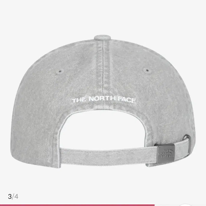 [BUNJANG] The North Face Logo Ball Cap Gray / 더노스페이스 로고 볼캡 그레이 (새상품)