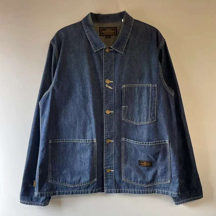 [BUNJANG] Neighborhood Denim Coverall Jacket / 네이버후드 데님 커버올 자켓