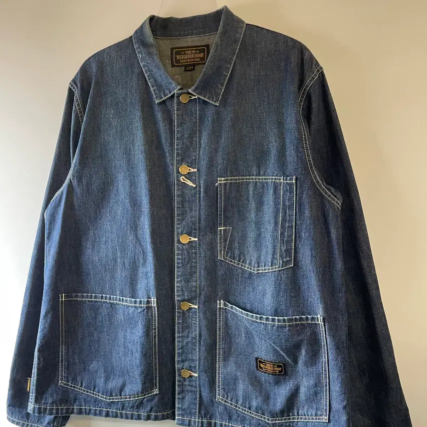 [BUNJANG] Neighborhood Denim Coverall Jacket / 네이버후드 데님 커버올 자켓