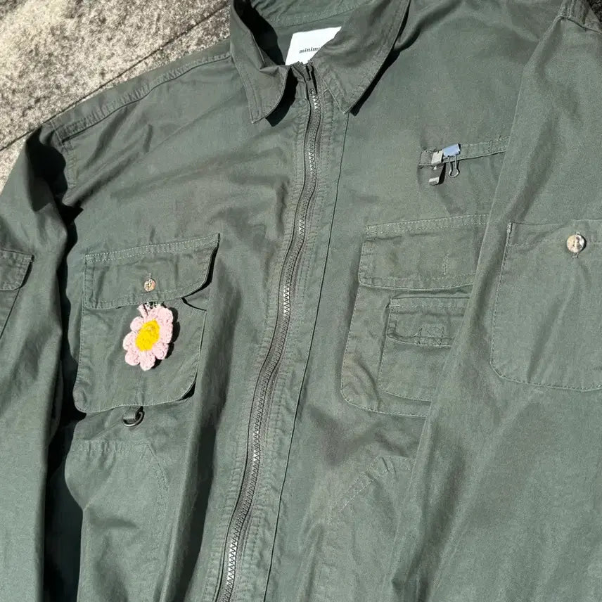 [BUNJANG] Vintage Oversized Two-Way A-2 Field Jacket / [L] 빈티지 오버핏 투웨이 A-2 필드자켓