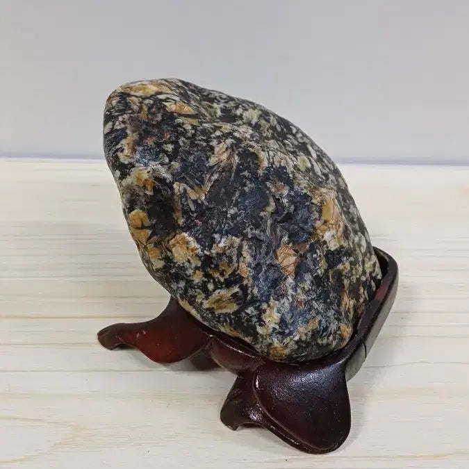 [BUNJANG] Misari Leopard Pattern Toad Stone / 미사리 호피 두꺼비 문양석