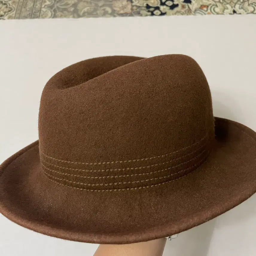 [SOLD OUT] 노브랜드 페도라 벙거지 브라운