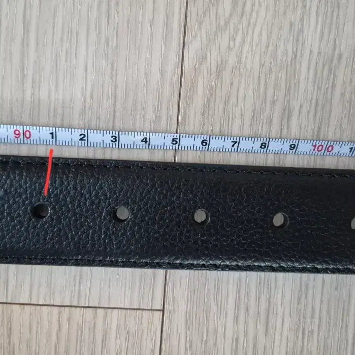 [SOLD OUT] LEYVA 남성 가죽 벨트  블랙 95 (30~34인치)