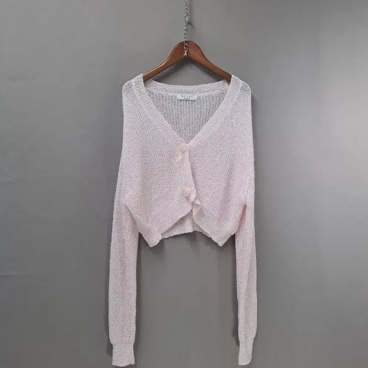 [SOLD OUT] 빌리온 브이넥 핑크 가디건