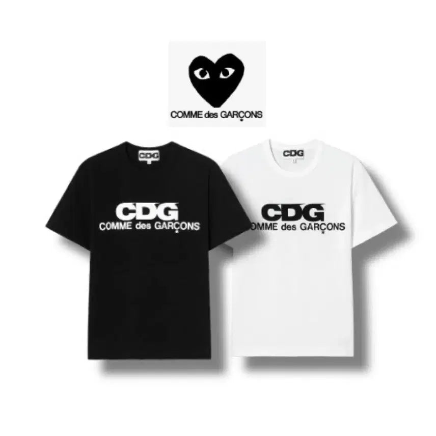 [BUNJANG] [새상품/무배]꼼데가르송 CDG 반팔티 남녀공용 / [새상품/무배]꼼데가르송 CDG 반팔티 남녀공용