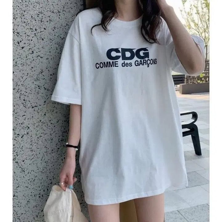 [BUNJANG] [새상품/무배]꼼데가르송 CDG 반팔티 남녀공용 / [새상품/무배]꼼데가르송 CDG 반팔티 남녀공용