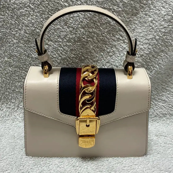 [BUNJANG] Gucci Sylvie Tote Bag Ivory / (정품)구찌 실비백 토트백 아이보리 + 스트랩 2종