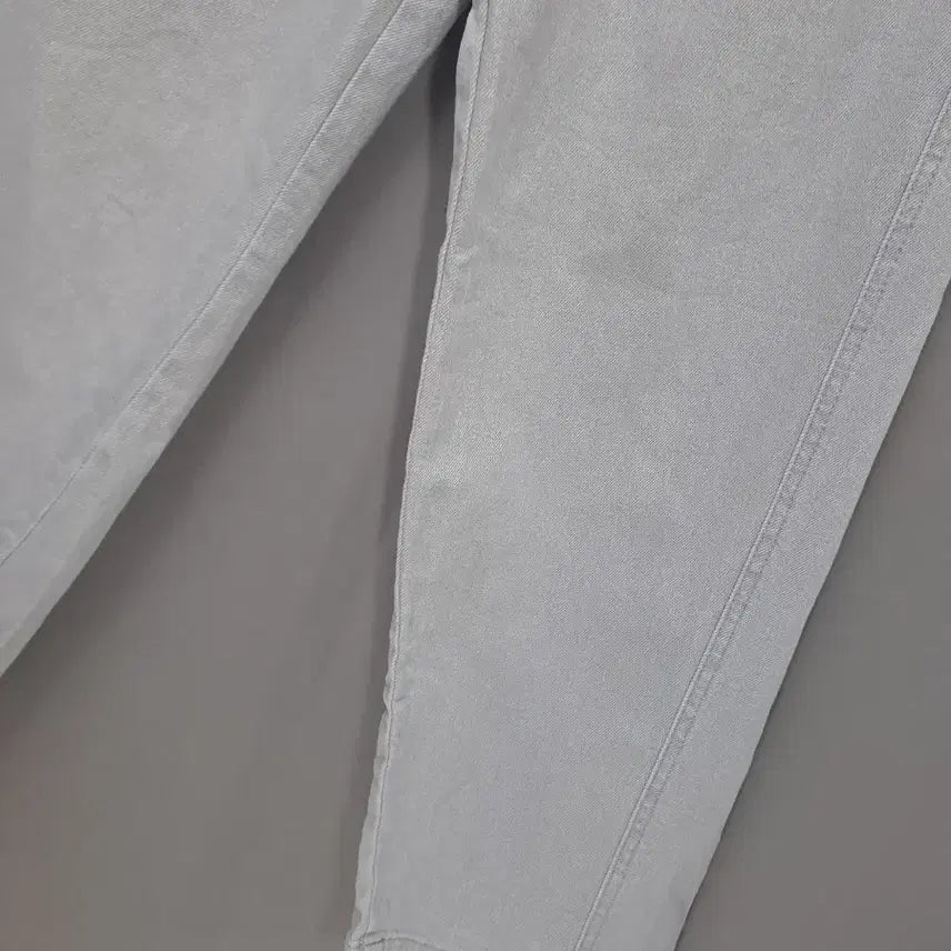 [BUNJANG] Gray Denim Pants / 허리밴드 연그레이 컬러 데님 팬츠