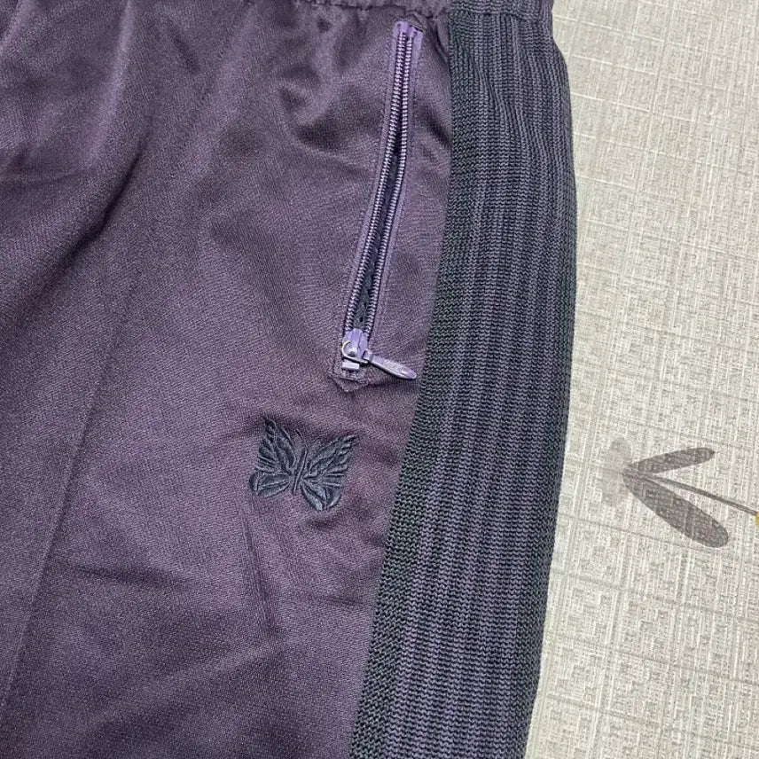 [BUNJANG] Needles Trackpants Straight Dark Purple L / 니들스 트랙팬츠 스트레이트 다크퍼플 L