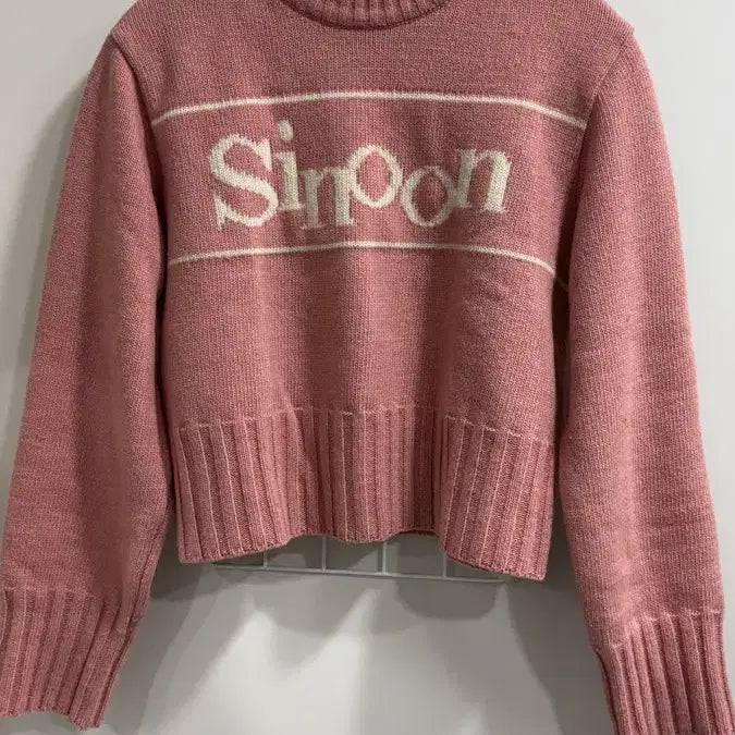 [BUNJANG] Sienne Crop Knit Sweater / 시눈 크롭 니트 핑크