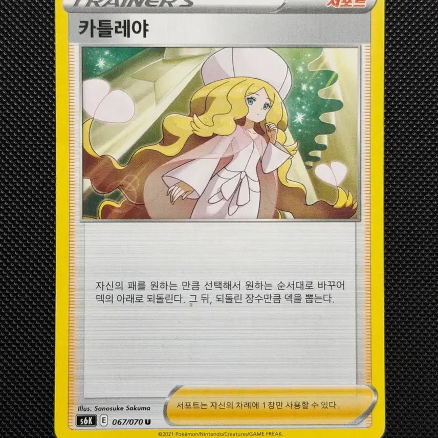 [BUNJANG] Pokemon Trainer Card - Cattleya / 귀여운 포켓몬 트레이너 카드 카틀레야