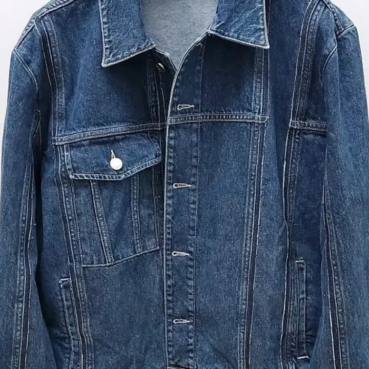[BUNJANG] LABEL ARCHIVE Denim Jacket M / 라벨아카이브 데님 자켓 M 청자켓