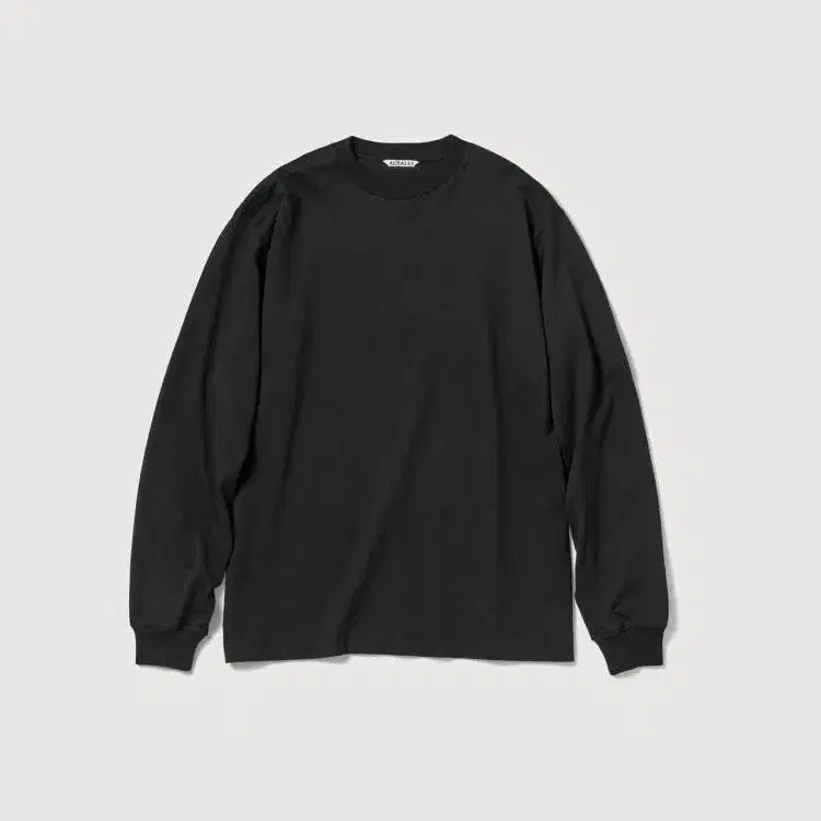 [SOLD OUT] [4] 오라리 LUSTER PLAITING L/S TEE 티셔츠 블랙