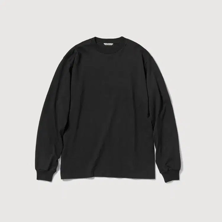 [SOLD OUT] [4] 오라리 LUSTER PLAITING L/S TEE 티셔츠 블랙