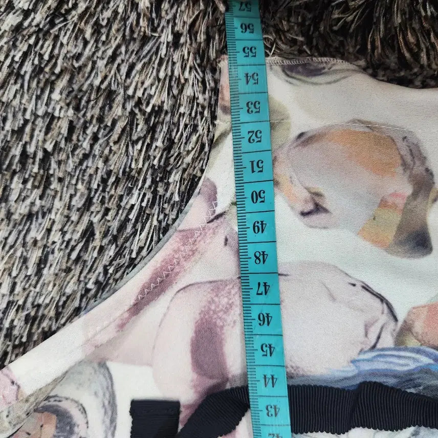 [BUNJANG] Kuho Frill Neck Sleeveless Blouse / 구호 프릴넥나시 블라우스 55