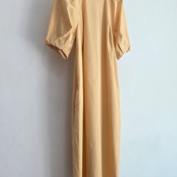 [BUNJANG] COS Puff Sleeve Long Dress / 정품 코스 COS 퍼프 반팔 롱 원피스