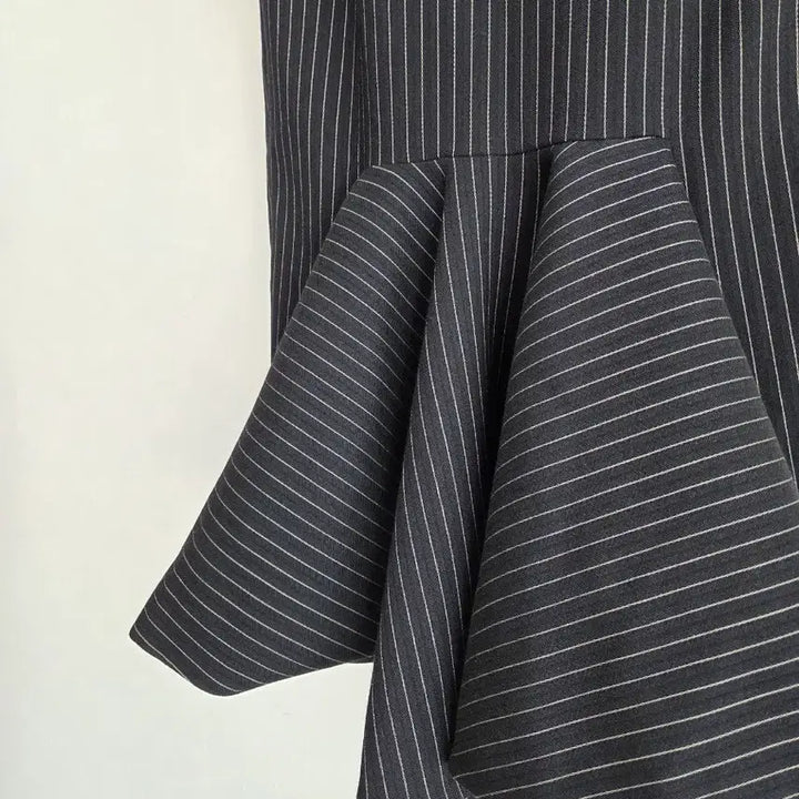 [BUNJANG] Stella McCartney Stripe Flare Dress / 정품 스텔라맥카트니 스트라이프 플레어 원피스