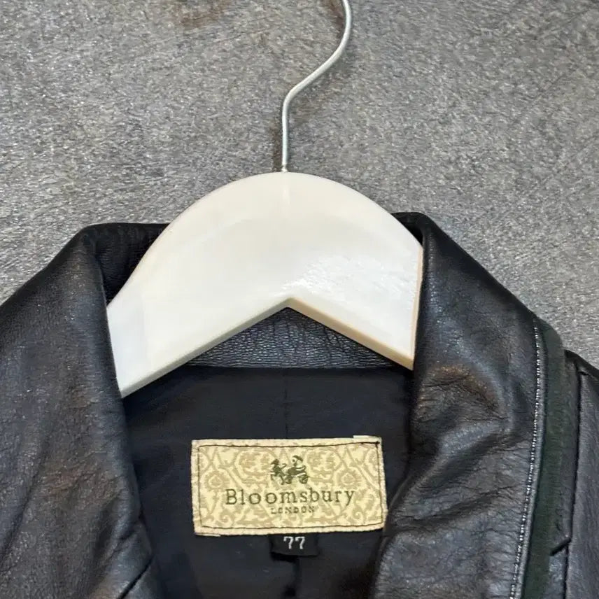 [BUNJANG] Bloomsbury Black Lambskin Leather Jacket / Bloomsbury 블랙 양가죽 자켓