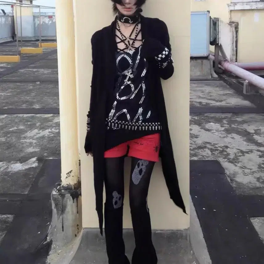 [SOLD OUT] 십자가 펑크 롱가디건