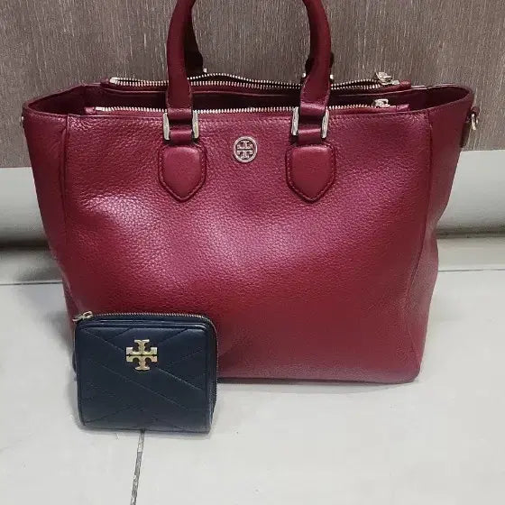 [BUNJANG] Tory Burch 2-Way Shopper Bag (Red) / 토리버치 2WAY 쇼퍼백